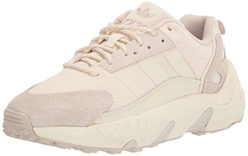 adidas Originals Men's ZX 22 Boost Sneaker, Cream White/Cream White/Clear Brown, 11