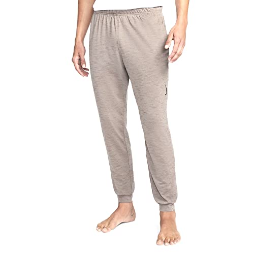 Nike Men Yoga Dri-FIT Pants (as1, Alpha, m, Regular, Regular, Moon Fossil/Ironstone)