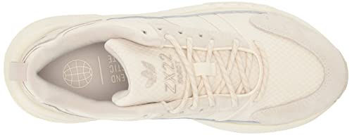 adidas Originals Men's ZX 22 Boost Sneaker, Cream White/Cream White/Clear Brown, 11