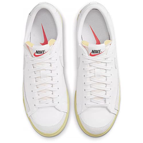 Nike Womens Blazer Low Platform Casual Shoes Dj0292 (White/Lemon Wash/Black/White, us_Footwear_Size_System, Adult, Women, Numeric, Medium, Numeric_8)